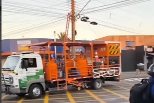 Prefeitura de Indiara inicia instalação de semáforo em cruzamento com histórico de acidentes